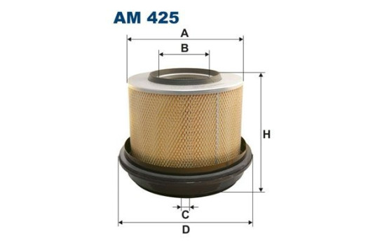 Air filter AM 425 Filtron