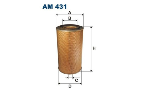 Air filter AM 431 Filtron