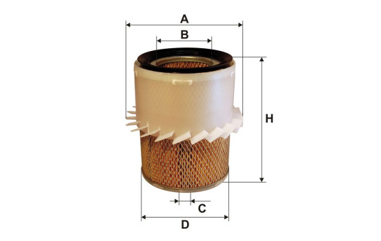 Air filter AM 432 Filtron, Image 2