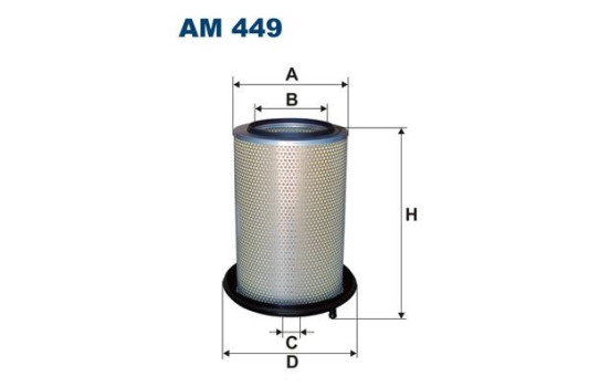 Air filter AM 449 Filtron