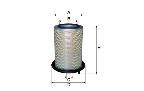 Air filter AM 449 Filtron, Image 2
