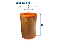 Air filter AM 471/3 Filtron
