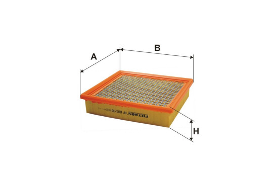 Air filter AP 003/10 Filtron, Image 2
