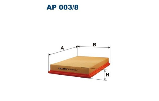 Air filter AP 003/8 Filtron
