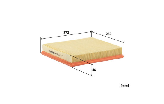Air filter AP 023/4 Filtron, Image 2