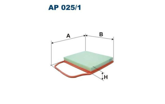 Air filter AP 025/1 Filtron