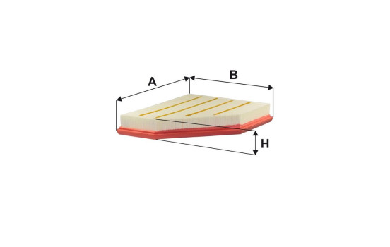 Air filter AP 026/5 Filtron, Image 2