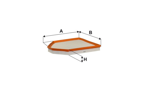 Air filter AP 028/6 Filtron, Image 2