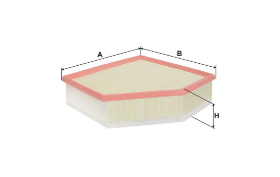 Air filter AP 028/9 Filtron, Image 2