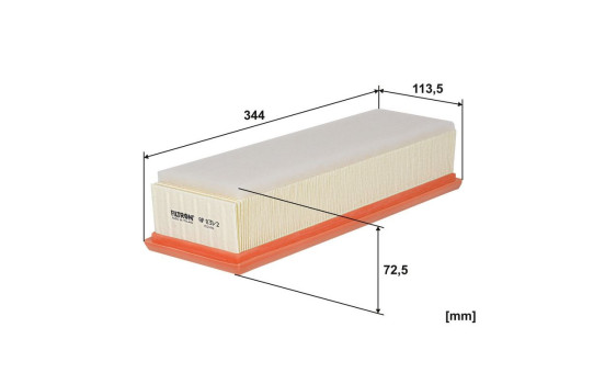 Air filter AP 031/2 Filtron, Image 3