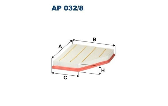 Air filter AP 032/8 Filtron