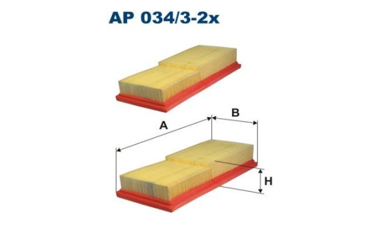 Air filter AP 034/3-2x Filtron
