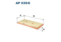 Air filter AP 035/6 Filtron