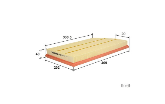 Air filter AP 035/9 Filtron, Image 2