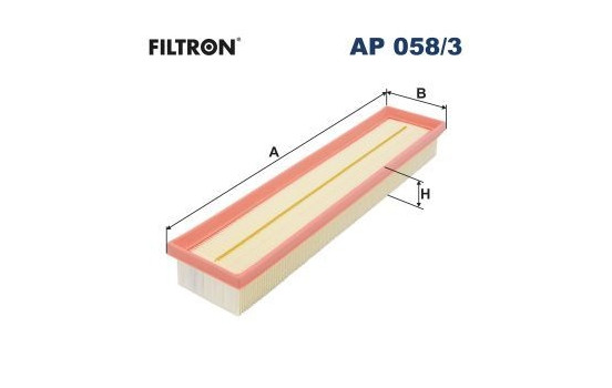Air filter AP 058/3 Filtron