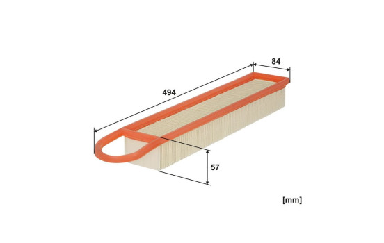 Air filter AP 058/8 Filtron, Image 2
