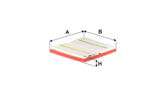 Air filter AP 062/2 Filtron, Image 2