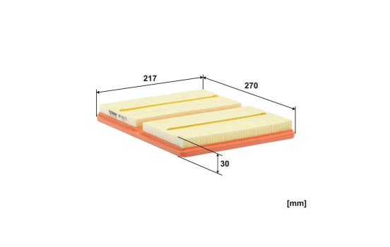 Air filter AP 062/2 Filtron, Image 3