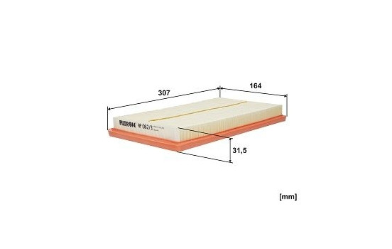 Air filter AP 062/3 Filtron