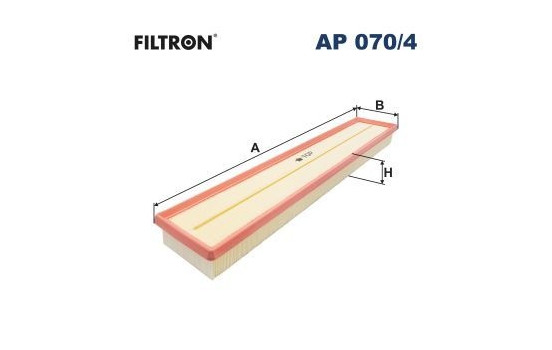 Air filter AP 070/4 Filtron