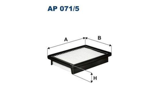 Air filter AP 071/5 Filtron