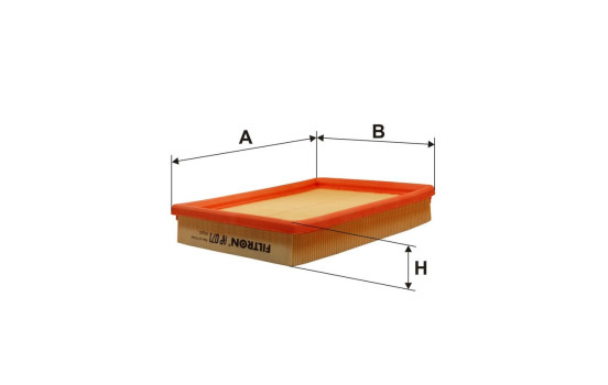 Air filter AP 071 Filtron, Image 2
