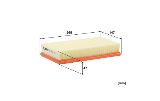 Air filter AP 074/1 Filtron, Image 2