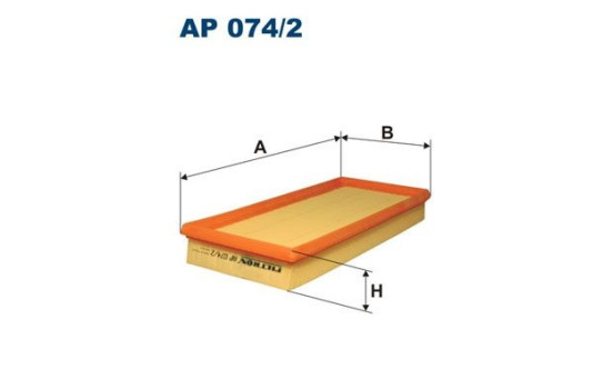 Air filter AP 074/2 Filtron