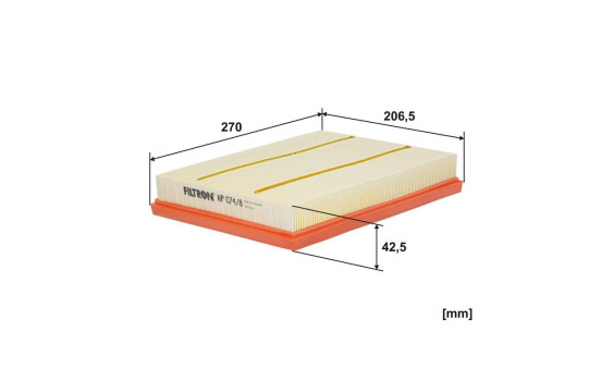 Air filter AP 074/8 Filtron, Image 3