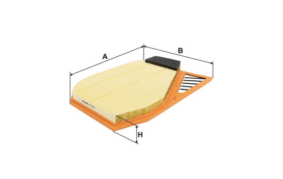 Air filter AP 078/9 Filtron, Image 2