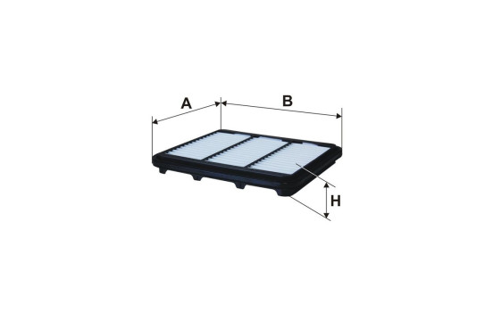 Air filter AP 082/8 Filtron, Image 2