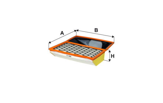 Air filter AP 085/1 Filtron, Image 2