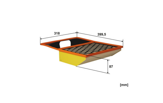 Air filter AP 085/1 Filtron, Image 3