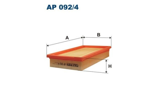 Air filter AP 092/4 Filtron
