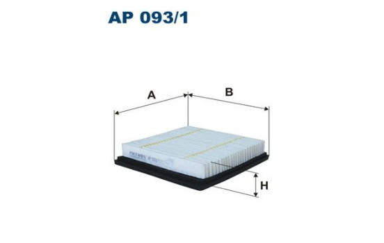 Air filter AP 093/1 Filtron