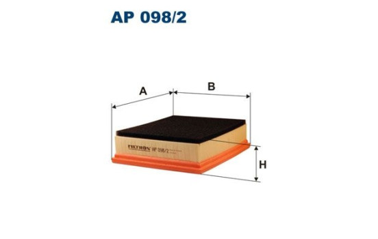 Air filter AP 098/2 Filtron