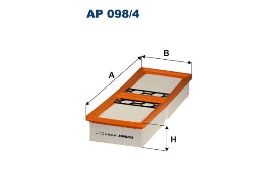 Air filter AP 098/4 Filtron
