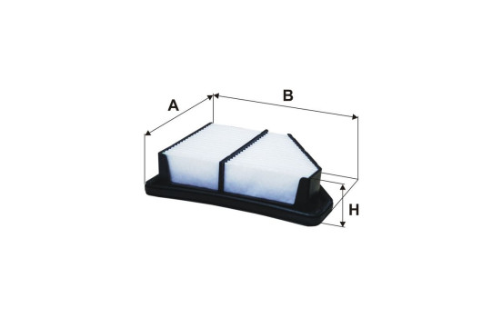 Air filter AP 103/2 Filtron, Image 2