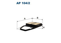 Air filter AP 104/2 Filtron
