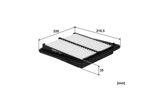 Air filter AP 106/9 Filtron, Image 2