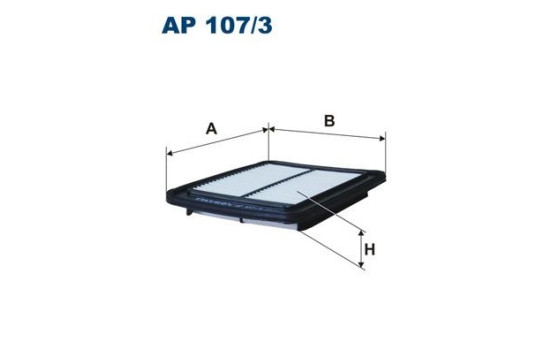 Air filter AP 107/3 Filtron