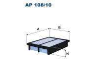 Air filter AP 108/10 Filtron