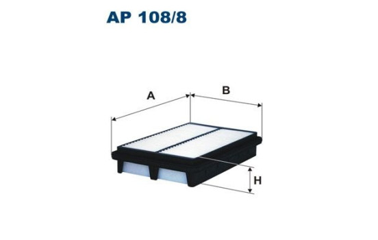 Air filter AP 108/8 Filtron