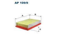 Air filter AP 109/9 Filtron