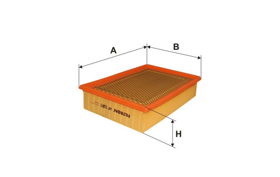 Air filter AP 112/1 Filtron, Image 2
