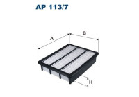 Air filter AP 113/7 Filtron