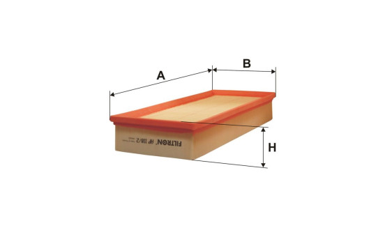 Air filter AP 118/2 Filtron, Image 2