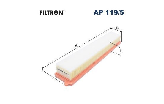 Air filter AP 119/5 Filtron