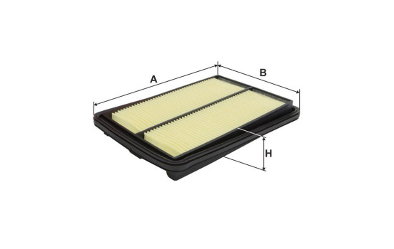 Air filter AP 124/2 Filtron, Image 2