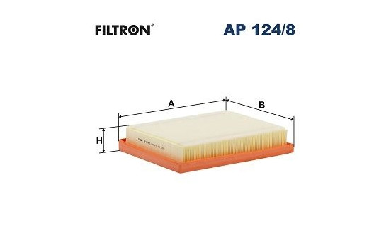 Air filter AP 124/8 Filtron